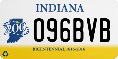 IN license plate 096BVB