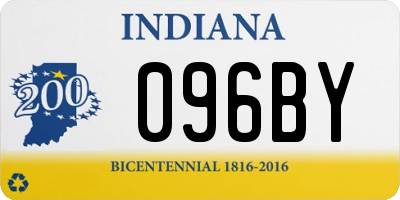 IN license plate 096BY