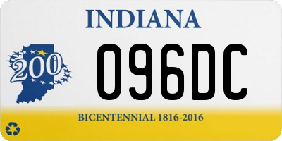 IN license plate 096DC