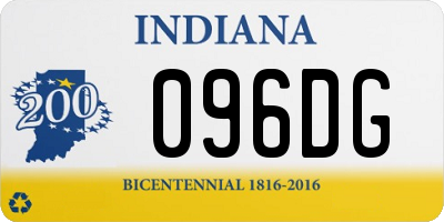 IN license plate 096DG