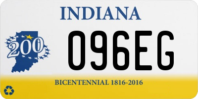 IN license plate 096EG