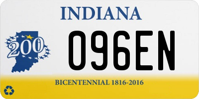 IN license plate 096EN