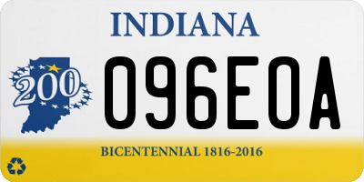 IN license plate 096EOA