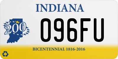 IN license plate 096FU