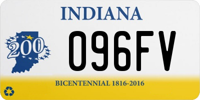 IN license plate 096FV