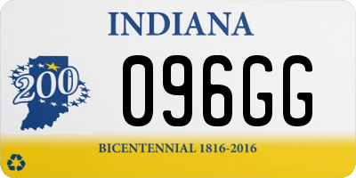IN license plate 096GG