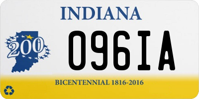 IN license plate 096IA