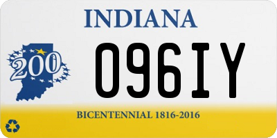IN license plate 096IY
