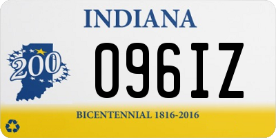 IN license plate 096IZ