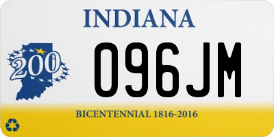 IN license plate 096JM