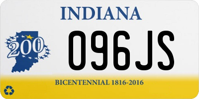 IN license plate 096JS
