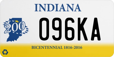 IN license plate 096KA