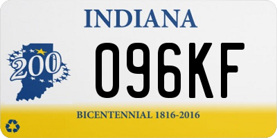 IN license plate 096KF