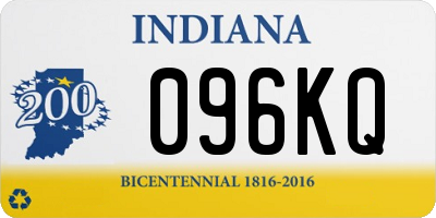 IN license plate 096KQ