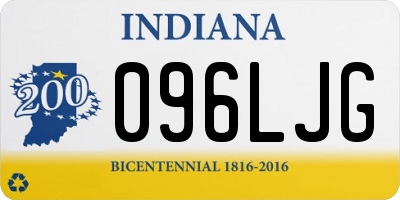 IN license plate 096LJG