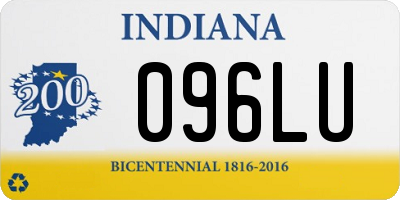 IN license plate 096LU