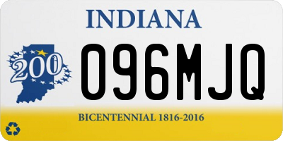 IN license plate 096MJQ