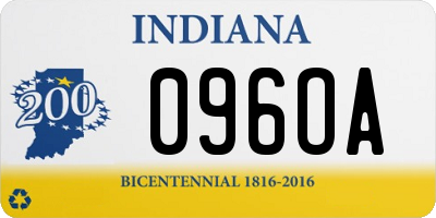 IN license plate 096OA