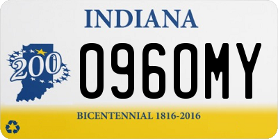 IN license plate 096OMY