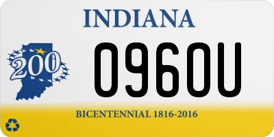 IN license plate 096OU