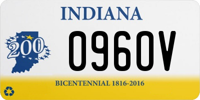 IN license plate 096OV