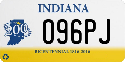 IN license plate 096PJ