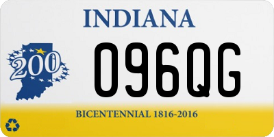 IN license plate 096QG