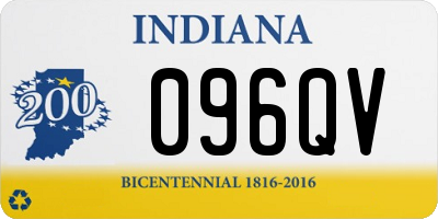 IN license plate 096QV