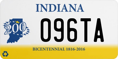 IN license plate 096TA