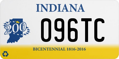 IN license plate 096TC