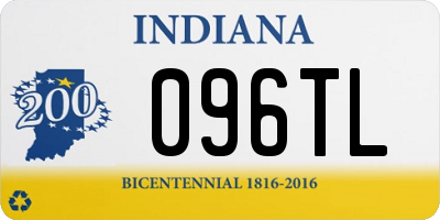 IN license plate 096TL
