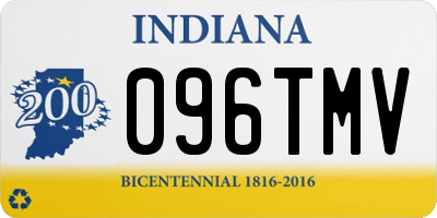 IN license plate 096TMV