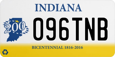 IN license plate 096TNB