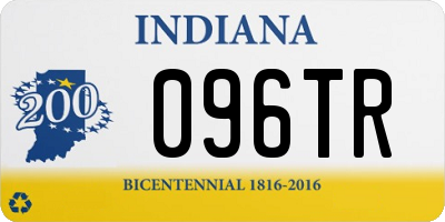 IN license plate 096TR