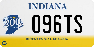 IN license plate 096TS