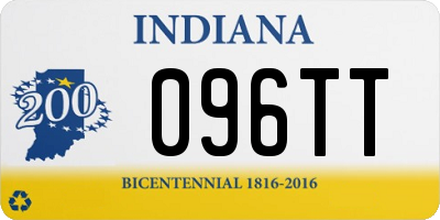 IN license plate 096TT