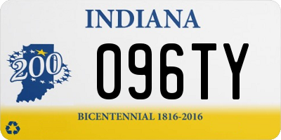 IN license plate 096TY