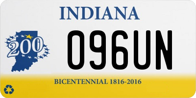 IN license plate 096UN