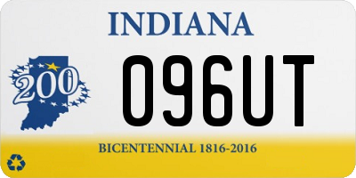 IN license plate 096UT