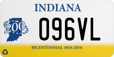 IN license plate 096VL