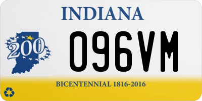 IN license plate 096VM