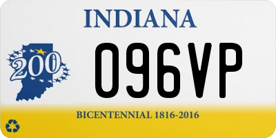 IN license plate 096VP