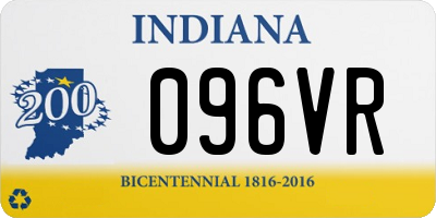 IN license plate 096VR