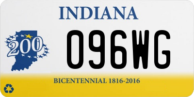IN license plate 096WG
