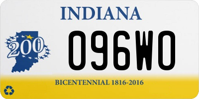 IN license plate 096WO