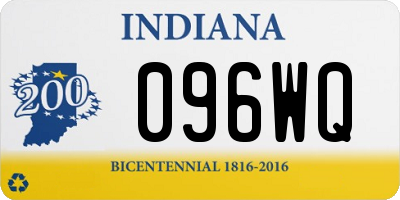 IN license plate 096WQ