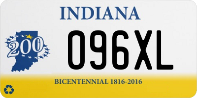 IN license plate 096XL