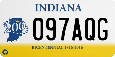 IN license plate 097AQG