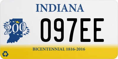 IN license plate 097EE