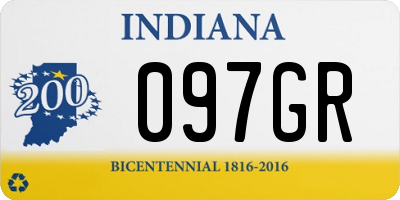 IN license plate 097GR